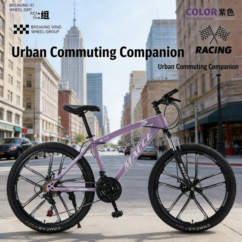 Paarse 10-versnellings high-en - Cycling Low Gear recensie en prijs