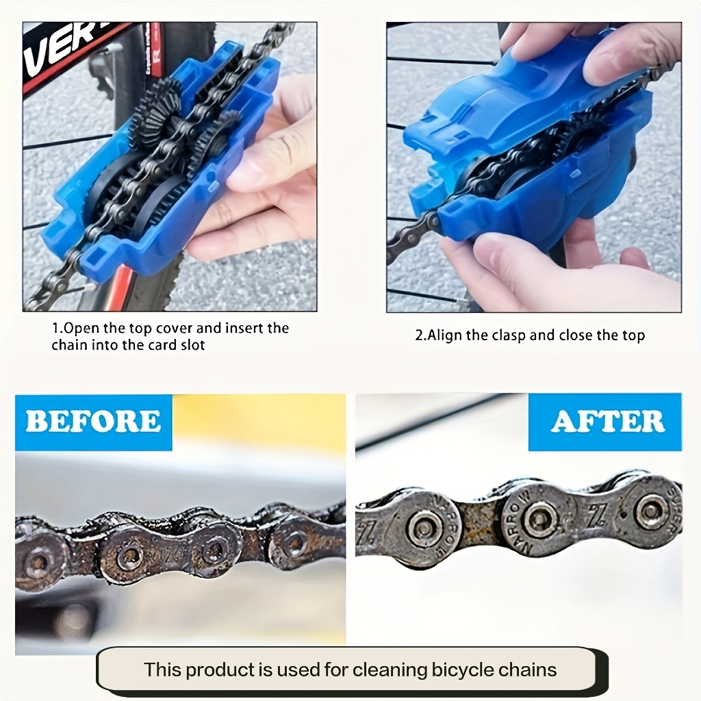 1 stuk fietskettingreiniger, d - Bike Chain Cleaner recensie en prijs