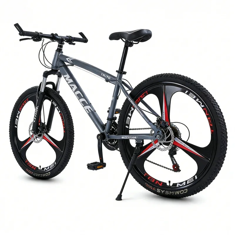 Grijze 3-blads high-end mounta - Cycling Low Gear recensie en prijs